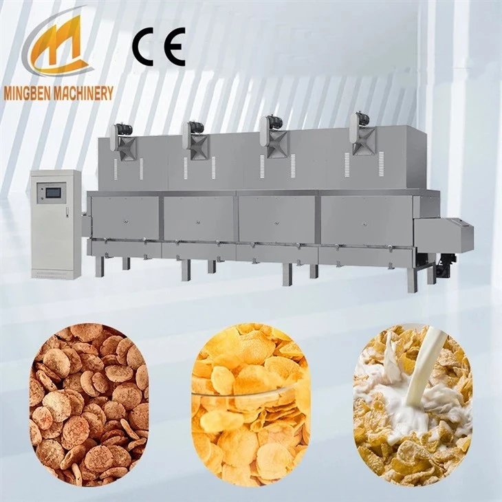 China corn flakes production line
