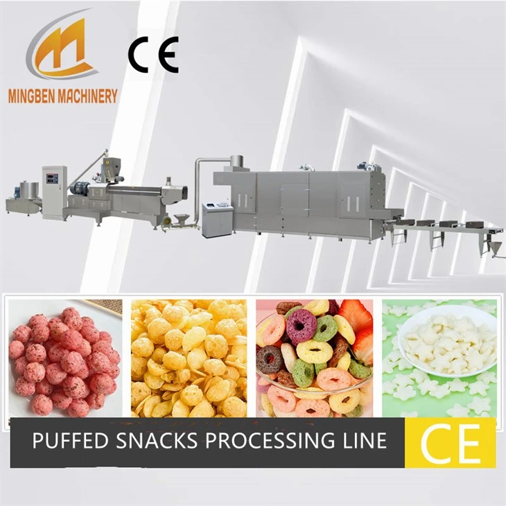 Corn Puff Snack Processing Machines Line