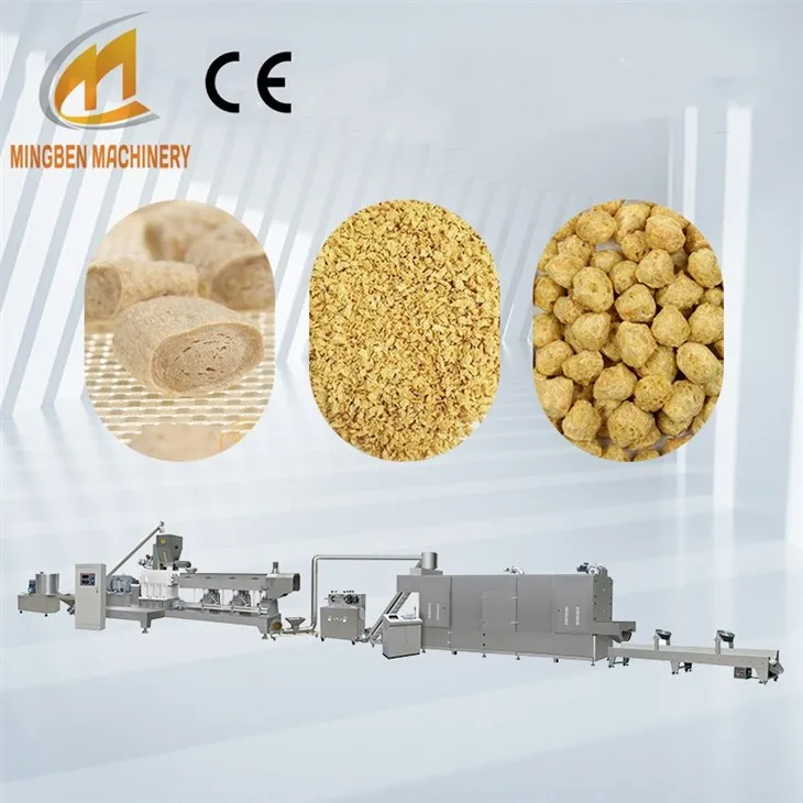 soya chunks processing machines