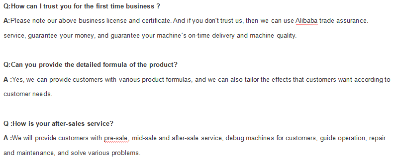 Frequently asked questions