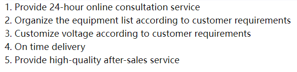 Pre sales and after-sales service Pre sales and after-sales service