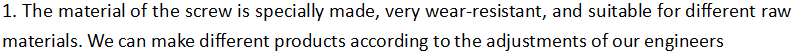 Text description of screw introduction Text description of screw introduction