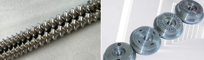 the material of the screw